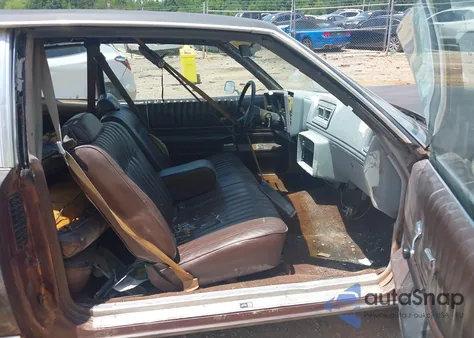 1979 Chevrolet Monte Carlo from USA, damaged, VIN 1Z37J9B485037